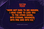 Doctor Drake - Horror Display Font, a Font by Gassstype (Thumbnail 8 of 8)