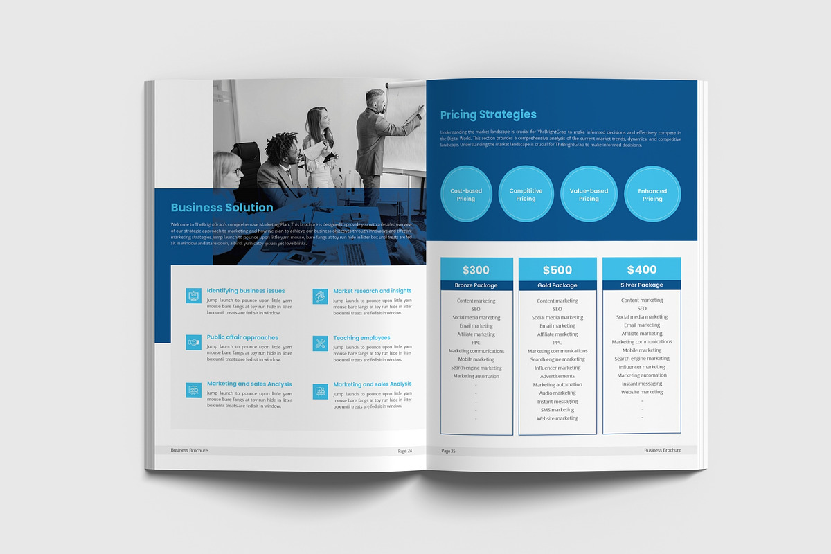 Company Profile Brochure Word, a Brochure Template by TheBrightGrap (Photo 8 of 11)