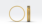 Silicone Rubber Wristband Mock-Up, an Apparel Mockup by DesignRushMarket (Thumbnail 4 of 9)