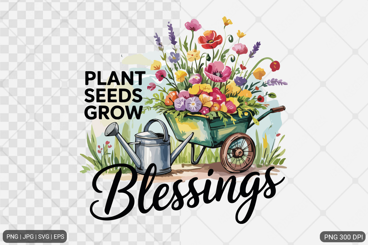 Gardening Sublimation SVG PNG Bundle, an Illustration by Actual Pixel (Photo 10 of 17)