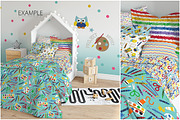 KIDS Fabric Mockup Pack - 1, a Household Mockup by Yuri-U (Thumbnail 16 of 21)