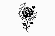 Elegant Rose Flower Bundle, an Illustration by Gfx_Store (Thumbnail 3 of 9)