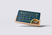 Menu Mockup, an Advertising Mockup by Pikachudesign (Thumbnail 2 of 5)