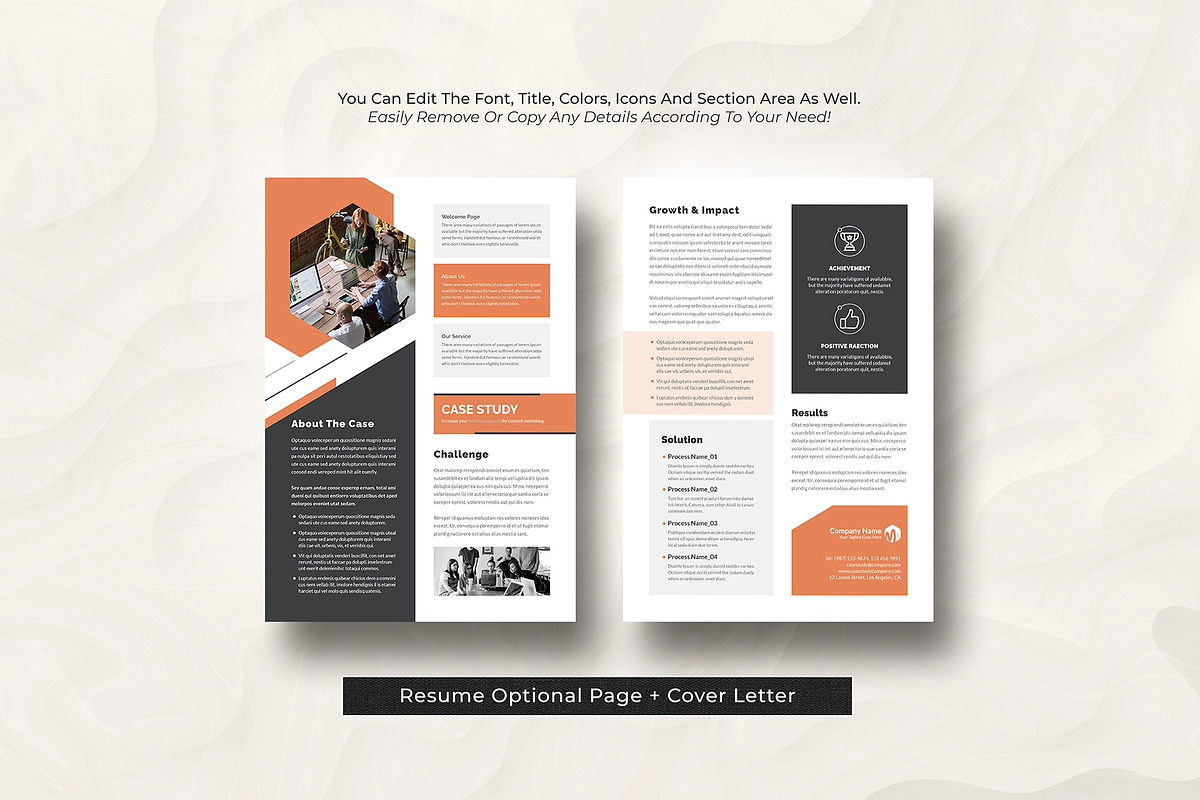 Canva Case Study Template preview 2