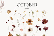 OCTOBER - Watercolor Fall Art, an Illustration by Isabelle Salem (Thumbnail 8 of 11)