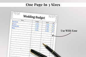 Wedding Budget Planner PDF