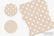 beige polka dot seamless pattern, a Pattern Graphic by Pink Studio Art (Thumbnail 2 of 4)