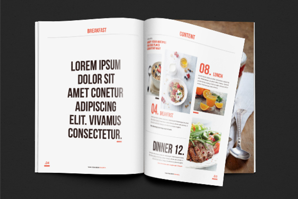 Cook Book - Recipes vol 3, a Magazine Template by pixart_pm (Photo 3 of 4)