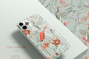 Tropical Mint Orange Paper Pack, a Pattern Graphic by paper aesthetic (Thumbnail 2 of 7)