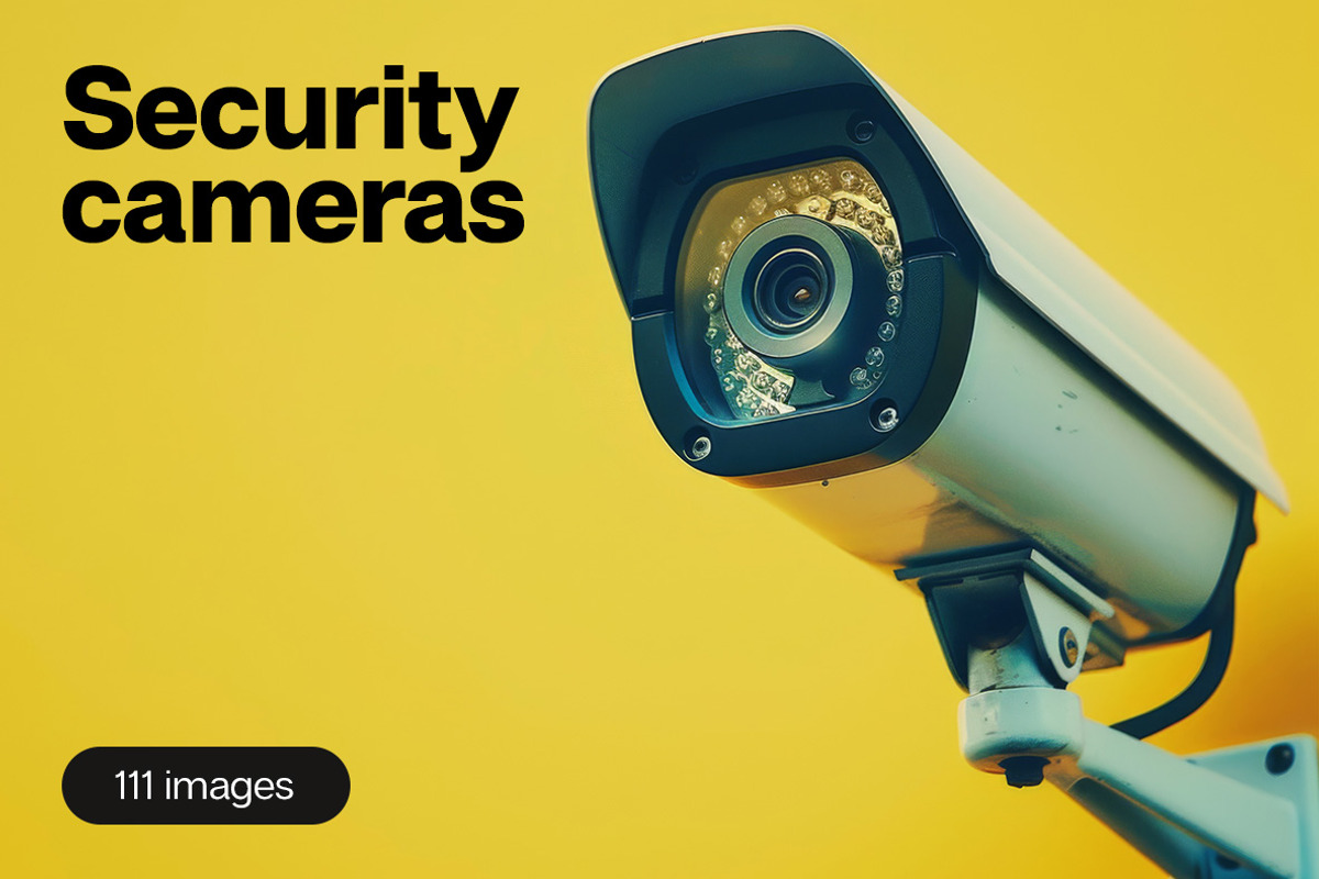 111 - Security cameras, a Technology Photo by Handmadefont (Photo 1 of 13)