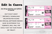 Editable Boarding Pass Template, a Card Template by YasdeyDesigns (Thumbnail 4 of 7)