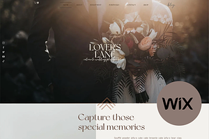 Wix Website Template - Lover's Lane