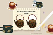 Home Is My Season 33 cozy stickers, a Seasonal Illustration by Cocoa studio by Eliza M (Thumbnail 4 of 4)