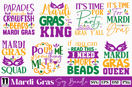Mardi Gras SVG Bundle