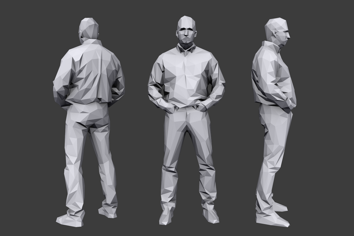 Lowpoly People Casual Pack Volume 6, a Characters & Person 3D Model by Kanistra Studio (Photo 5 of 9)