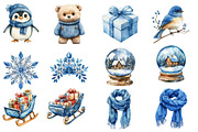 Cute Winter Clipart, an Illustration by Designworld (Thumbnail 3 of 5)