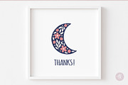 Floral Moons Celestial Vector Set, an Object Graphic by Alena Koval (Thumbnail 16 of 16)