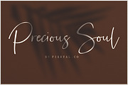 Precious Soul - Handwritten Font, a Script Font by Fikryal Studio (Thumbnail 1 of 8)
