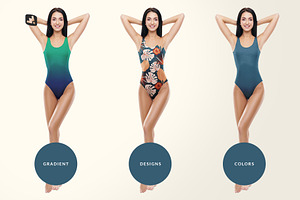 Women's Swimsuit Mockup