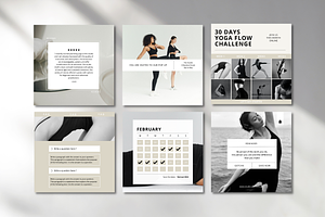 Yoga Fitness Coach - Canva Templates