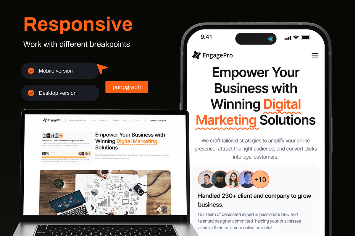 Digital Marketing Landing Page preview 3