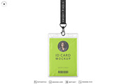 ID Card with Lanyard Mockup, a Product Mockup by SmokyPixels (Thumbnail 2 of 5)