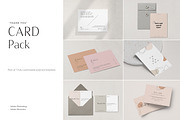 Printable 'Thank You' Card Bundle, a Card Template by Nonola (Thumbnail 1 of 13)