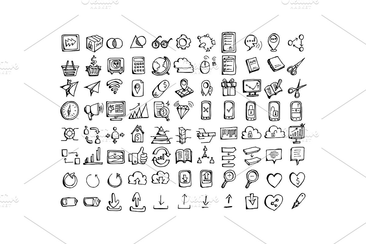 3140 Hand Drawn doodle Icons, an Outline Icon by TKDoodle (Photo 23 of 42)
