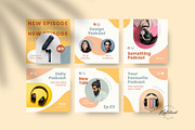 RADIO - Podcast Instagram Template, a Social Media Template by Kalstud (Thumbnail 2 of 4)