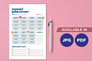 Dinner Meal Planner