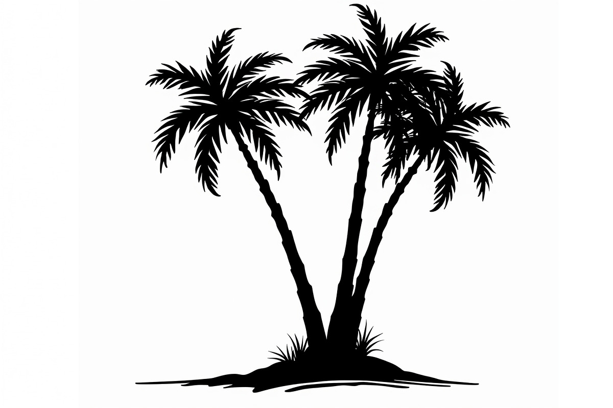 Tropical Palm Tree Bundle, an Illustration by Designs_River (Photo 4 of 9)