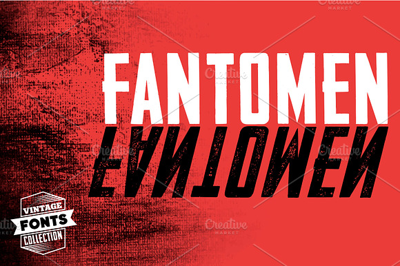 Fantomen - 2 vintage fonts preview 6