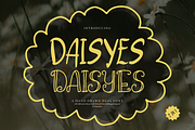 Daisyes | Hand Drawn Dual Font, a Handwritten Font by Denustudios (Thumbnail 1 of 14)