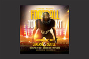 Football Game Flyer, a Flyer Template by DSGraphicDesign (Thumbnail 2 of 2)
