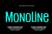 Monoline, a Serif Font by Wow Magic (Thumbnail 1 of 3)
