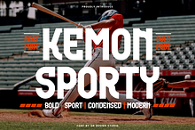 Kemon Sporty - Baseball Font