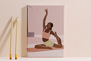 Sporty Girls Illustration set, a Healthcare Illustration by TiriCo (Thumbnail 6 of 11)