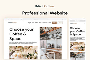 Imaji Coffee Website - Coffee Shop