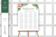 Wedding set - Tropical blossom, an Invitation Template by Alewiena (Thumbnail 8 of 14)