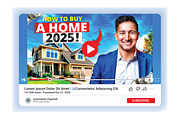 Sale real estate youtube thumbnail, a Social Media Template by Workhu (Thumbnail 1 of 2)