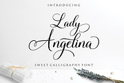 Lady Angelina Script, a Script Font by Megatype (Thumbnail 9 of 9)