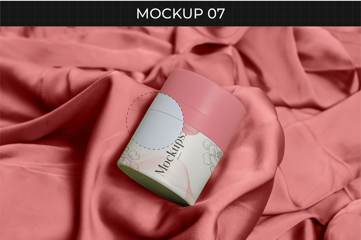 Cosmetic Jar & Box Packaging Mockup, a Packaging Mockup by Assyat (Photo 19 of 22)