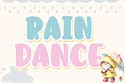 RAIN DANCE - Handwritten, a Handwritten Font by Charmingbear59.design (Thumbnail 1 of 5)