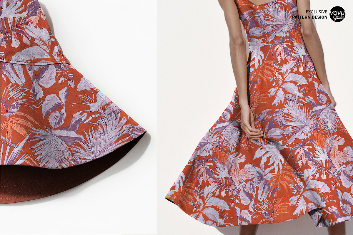 Tropical Leaves Seamless Pattern, a Pattern Graphic by VOVU Studio (Photo 5 of 10)