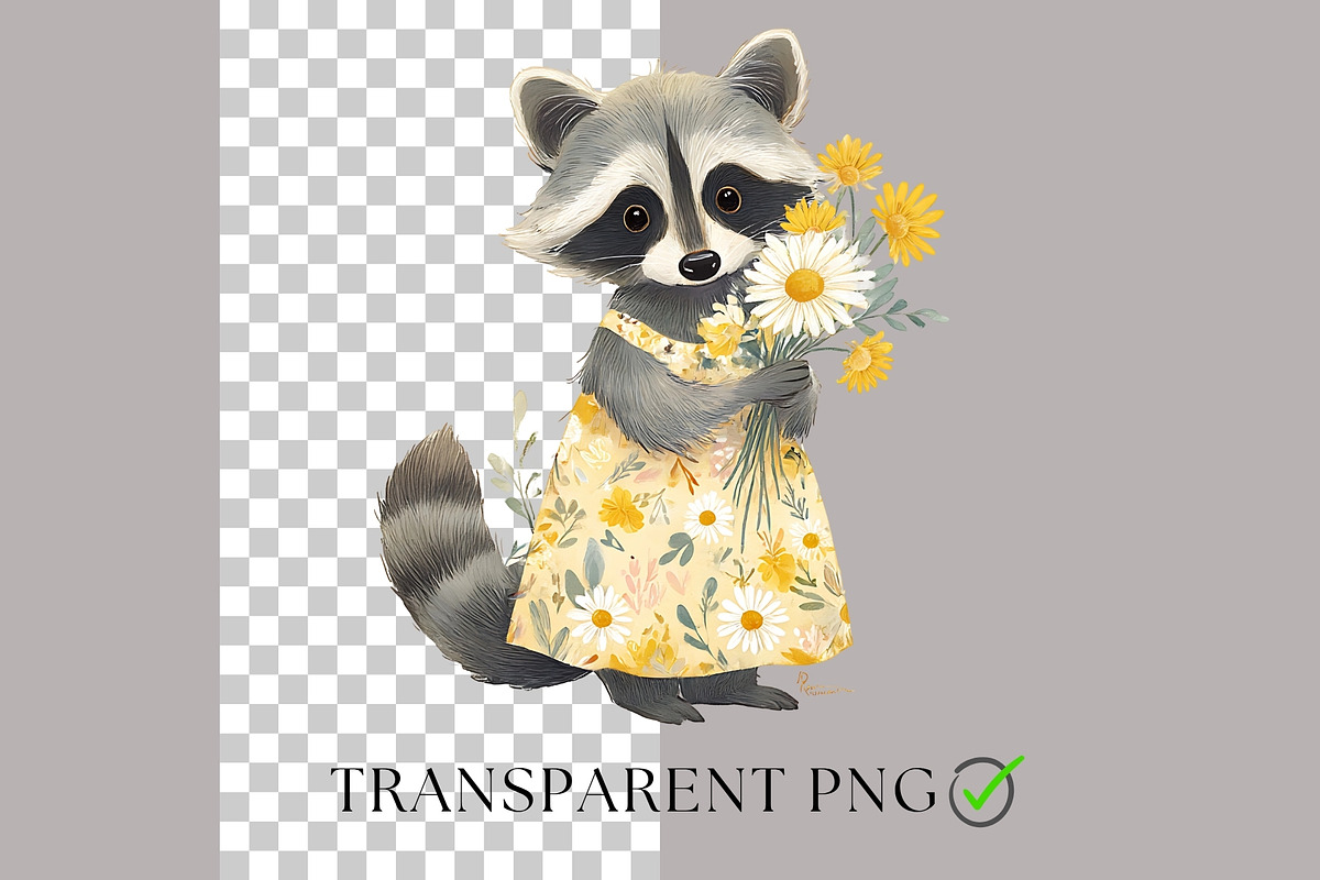 Floral Spring Animals Clipart, Goose, an Animal Illustration by Nicole Branger Art (Photo 4 of 22)
