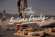 Ballimo Peachy - A Handwritten Font, a Handwritten Font by Ainun Jinan (Thumbnail 1 of 10)