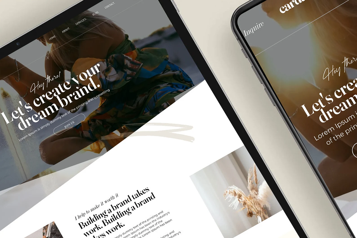 Wix Template for Coaches + Speakers, a Wix Template by JOA CREATIVE LAB (Photo 2 of 3)