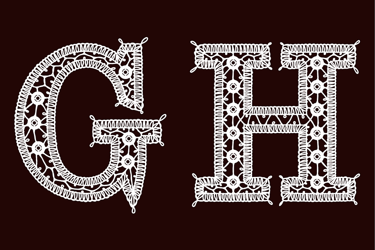 Lace alphabet., an Icon by Ajuga (Photo 3 of 10)