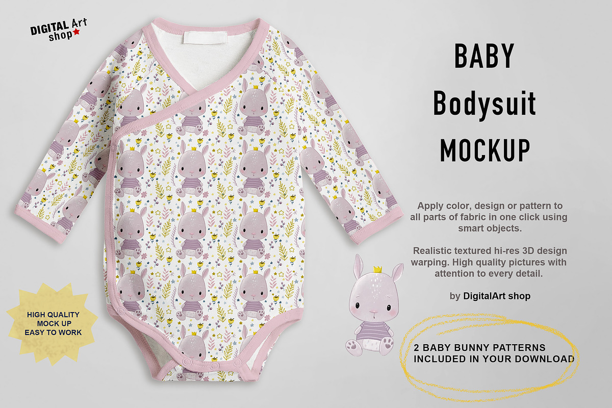 Baby Bodysuit Mock Up, a Bottom Mockup by Mockup Up! (Photo 1 of 5)