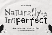 Naturally Imperfect – HandDrawn Font, a Handwritten Font by shineink.designlab (Thumbnail 1 of 11)
